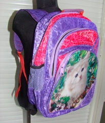 Школьный рюкзак для девочки с котиками